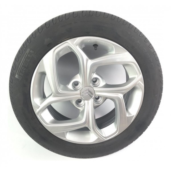 Roda 195/55 Aro 16 Citroen C3 Exclusive 2019 Prateado