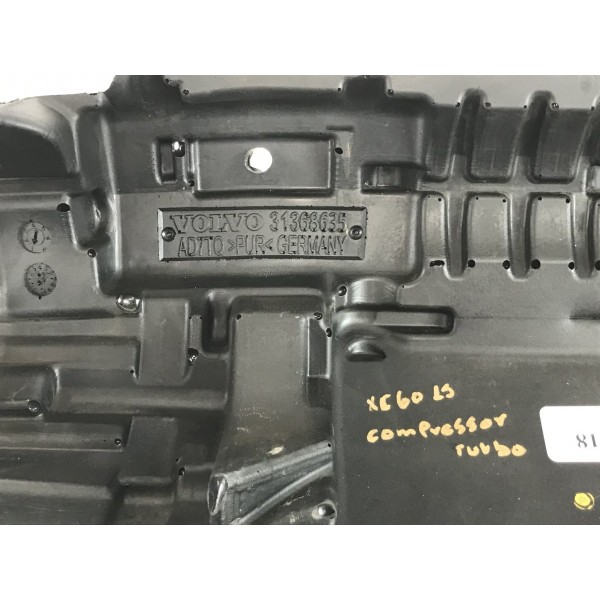 Capa Compressor Turbo Volvo Xc60 T6 2.0 Turbo 2015 (49018) Preto