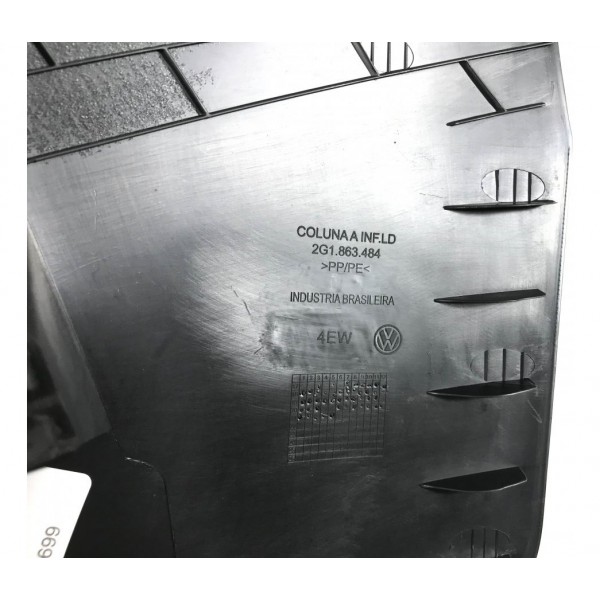 Moldura Coluna Dianteira Direita Vw Nivus Polo Virtus