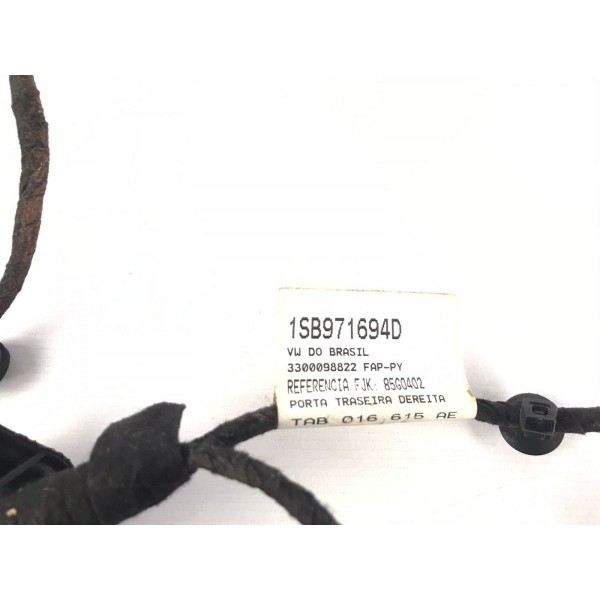 Chicote Porta Traseira Direita Up Move 2015 Original 22581