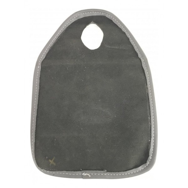 Lixeira De Carro Couro 100% Legítimo Ford Cinza (38556) Lisa