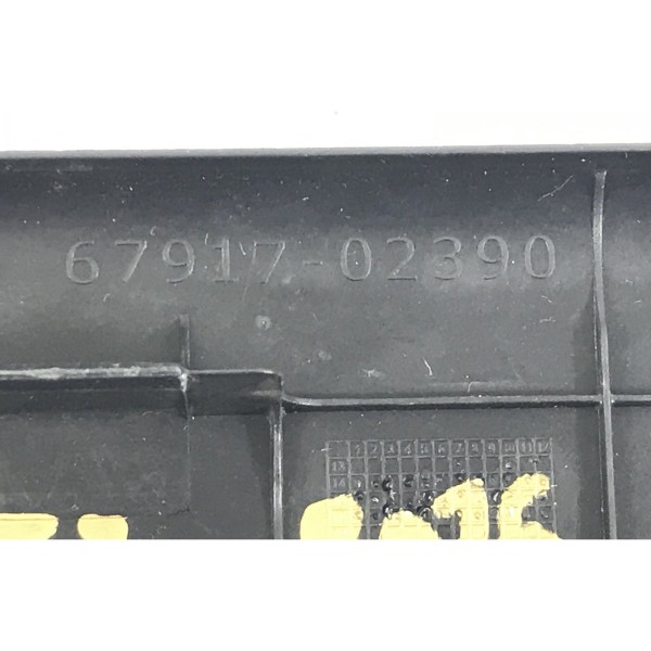 Soleira Porta Traseira Esquerda Corolla Xei 2016 17 18 2019 Preto