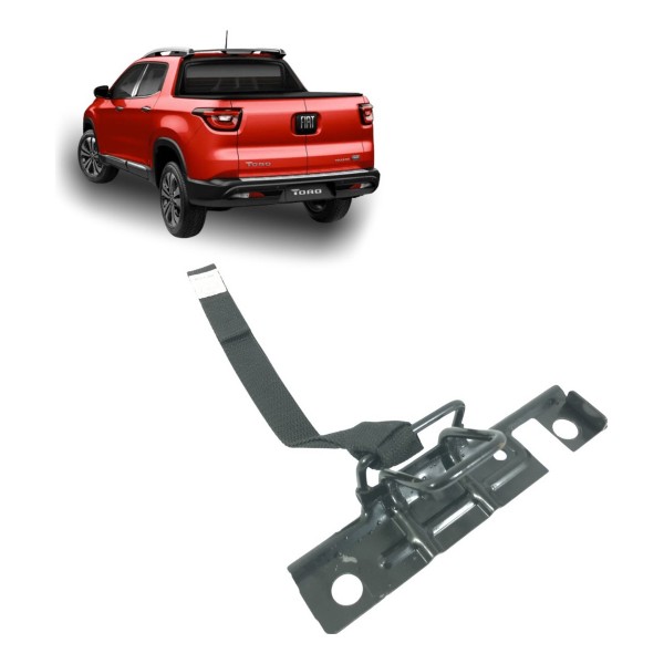 Suporte Trava Banco Traseiro Direito Toro 18 19 20 21 22 23 Preto