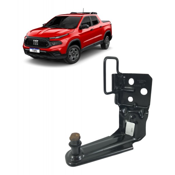 Suporte Trava Banco Dianteiro Direito Toro 18 19 20 21 22 23 Preto