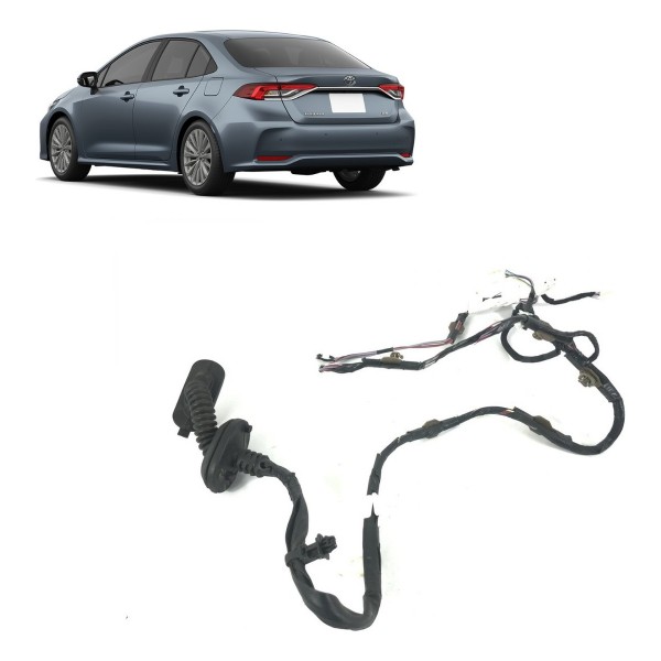 Chicote Porta Traseira Esquerda Corolla Altis Hybrid 2020