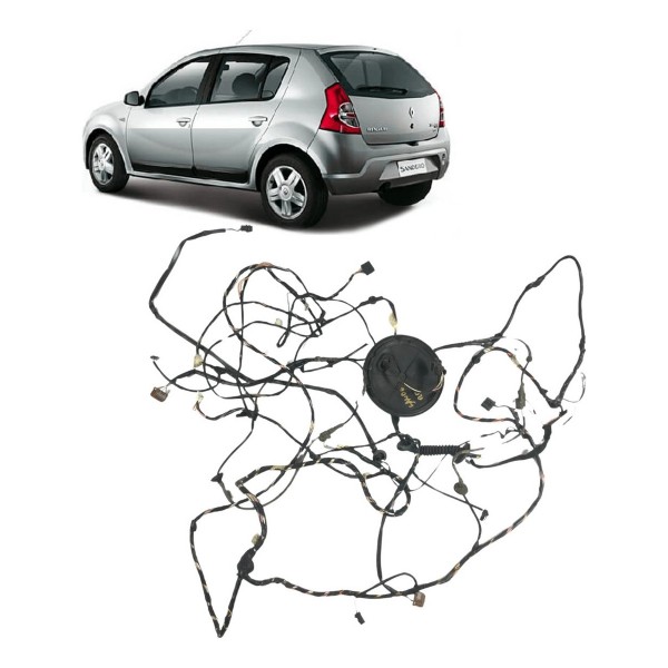 Chicote Interno Traseiro Sandero 2007 08 09 10 11 12 13 2014