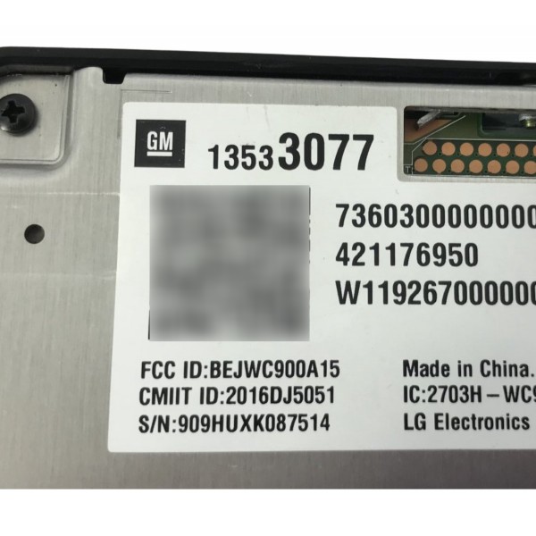 Módulo Carregador Indução Gm Onix Montana Tracker