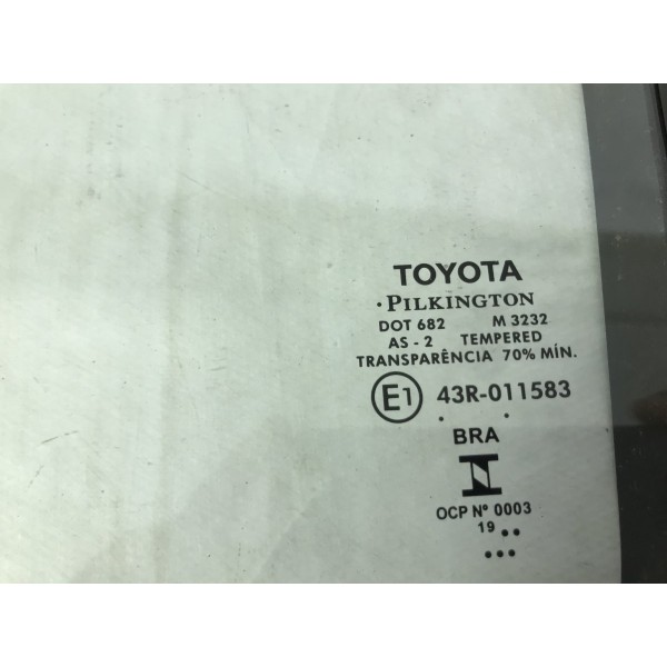 Vidro Fixo Traseiro Esquerdo Corolla Altis Hybrid 2022 2023