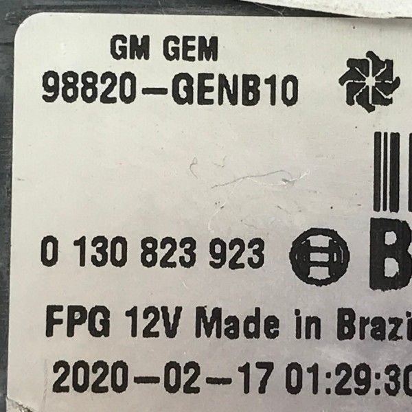 Motor Maquina Vidro Dianteiro Direito Gm Onix 2023 2024