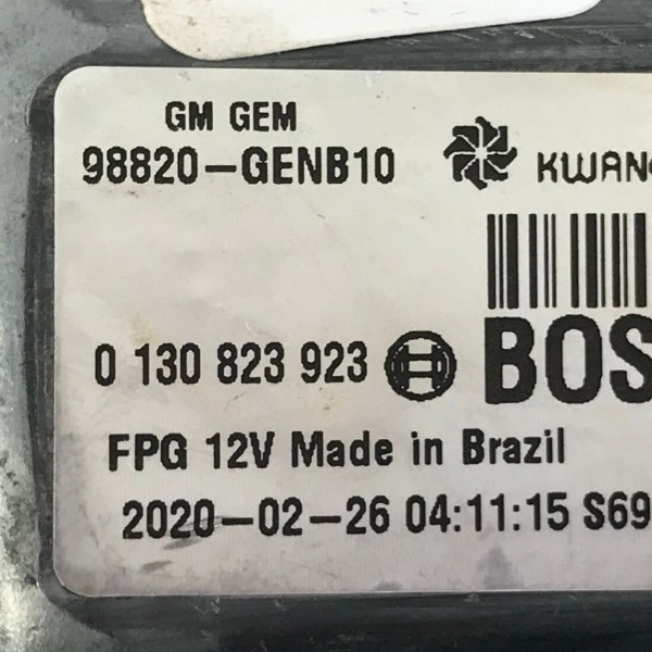 Motor Maquina Vidro Dianteiro Esquerdo Gm Onix 2023 2024