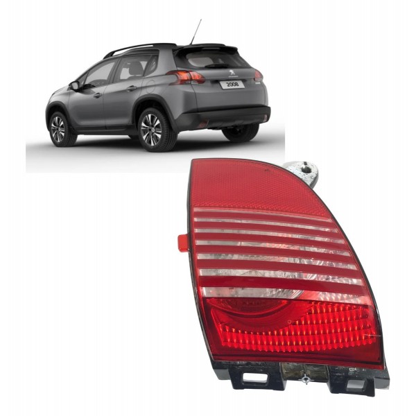 Lanterna Neblina Traseira Direita Peugeot 2008 2017 18 2019 Direito/passageiro