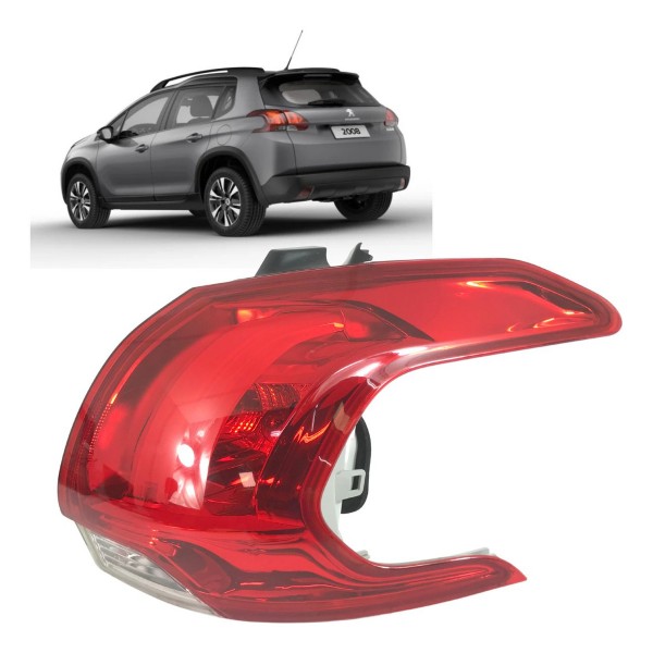 Lanterna Traseira Direita Peugeot 2008 2015 16 17 18 2019 Direito/passageiro