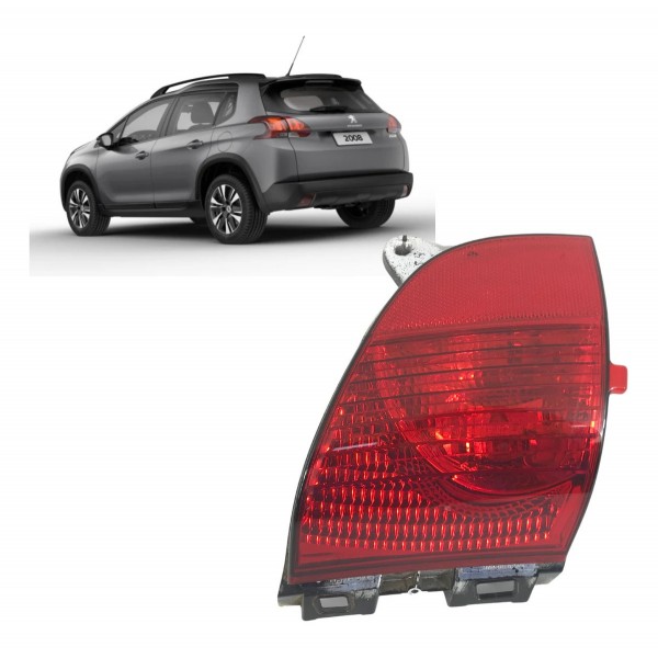 Lanterna Neblina Traseira Esquerda Peugeot 2008 2017 18 2019 Esquerdo/motorista