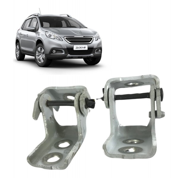Par Dobradiça Porta Dianteira Esquerda Peugeot 2008 2019
