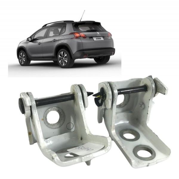 Par Dobradiça Porta Traseira Esquerda Peugeot 2008 2018 2019