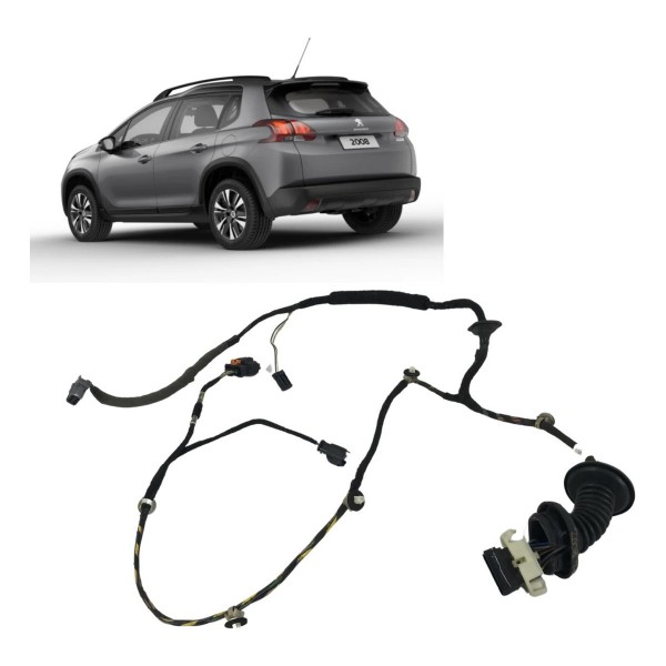 Chicote Porta Traseira Direita Peugeot 2008 1.6 2018 2019