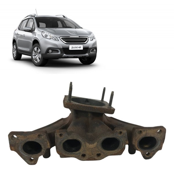 Coletor Escape Peugeot 2008 1.6 2015 2016 2017 2018 2019