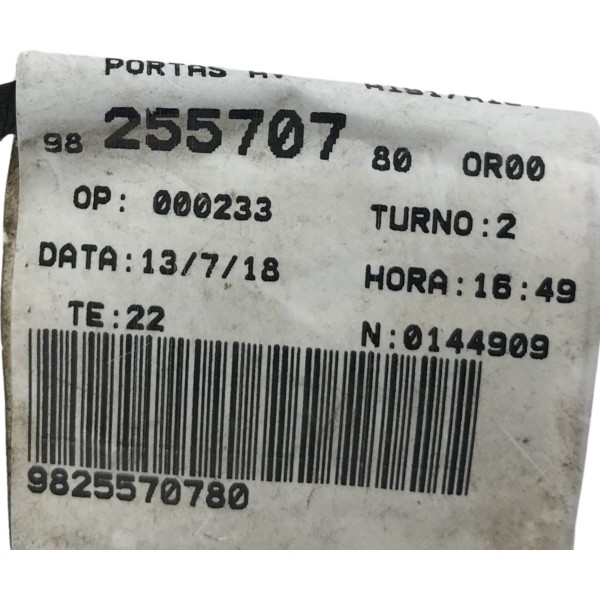 Chicote Porta Dianteira Direita Peugeot 2008 1.6 2018 2019