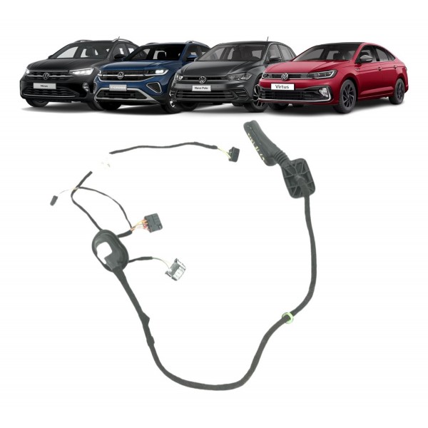 Chicote Porta Traseiro Direito Vw Nivus Polo Virtus T Cross