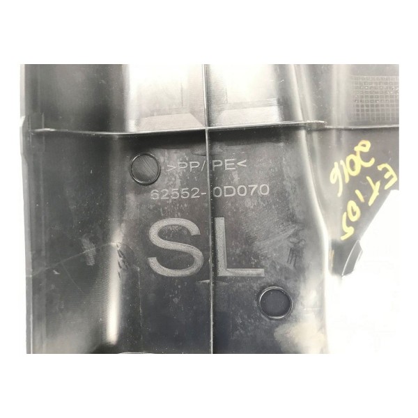 Acabamento Soleira Traseira Esquerda Toyota Etios 2016