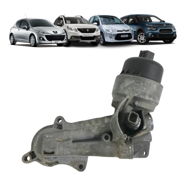 Suporte Filtro Óleo Peugeot 207 307 2008 208 C3 C4 1.6
