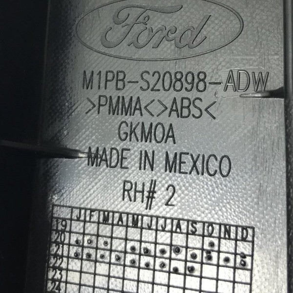 Friso Porta Dianteiro Direito Ford Bronco 2021 22 2023 2024