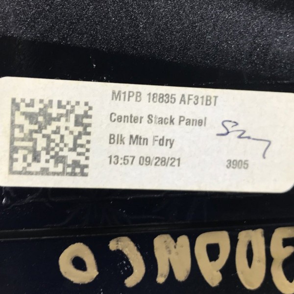 Moldura Difusor Ar Central Ford Bronco 2.0 2021 22 23 2024