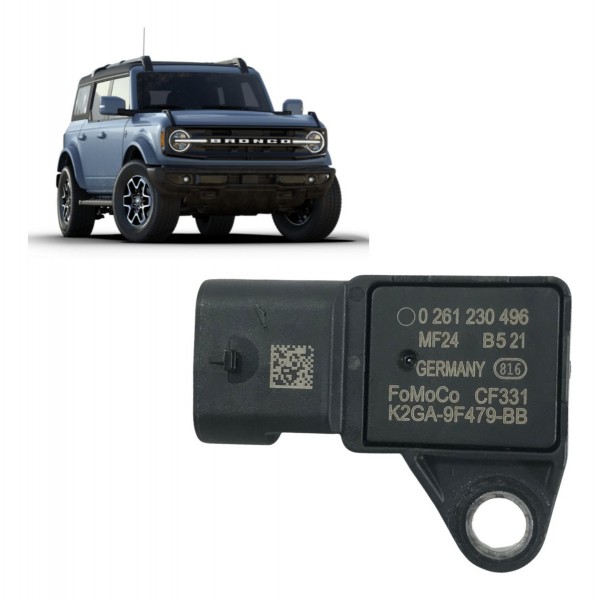 Sensor Map Ford Bronco 2.0 2021 2022 2023 2024