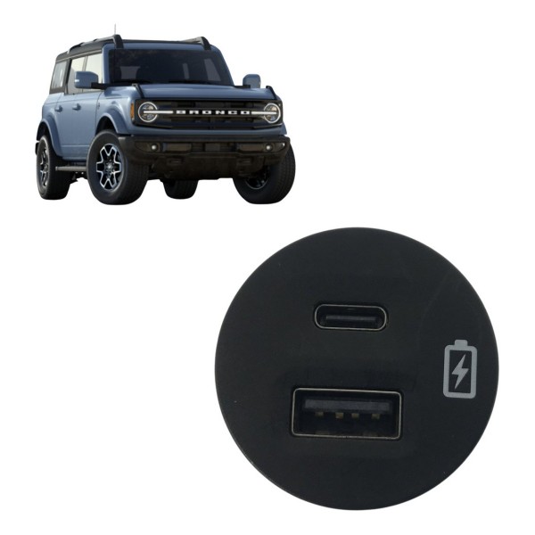 Tomada Usb Ford Bronco 2021 2022 2023 2024