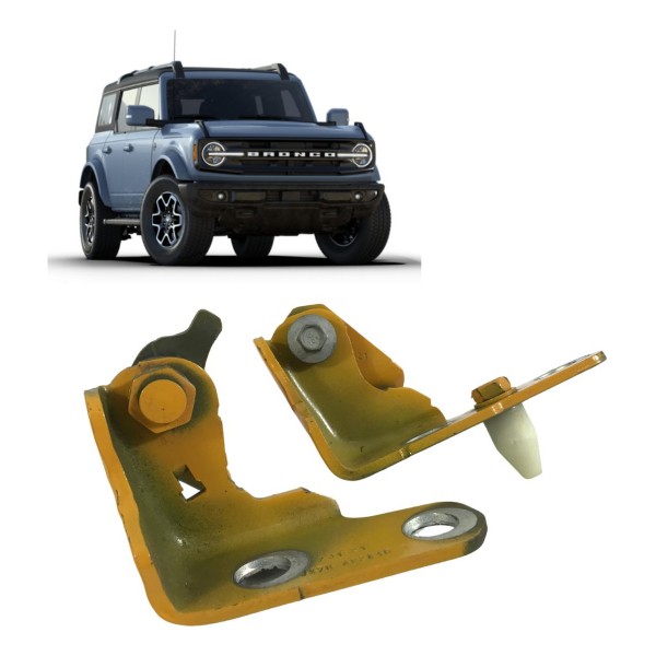 Par Dobradiça Porta Dianteira Direita Ford Bronco 2023 2024