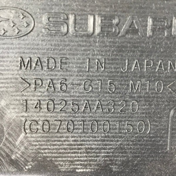 Tampa Cobertura Motor Subaru Forester 2.5 2008 09 10 11 2012