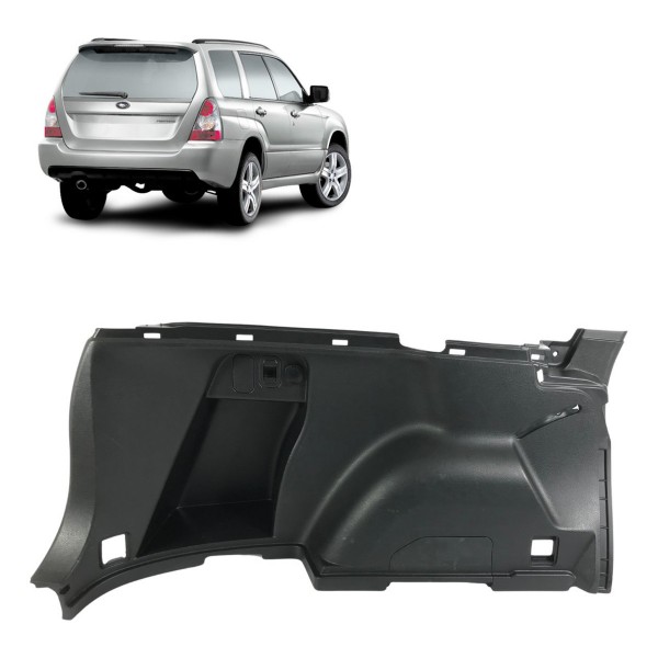Forro Porta Malas Esquerdo Subaru Forester 2012 C/detalhe