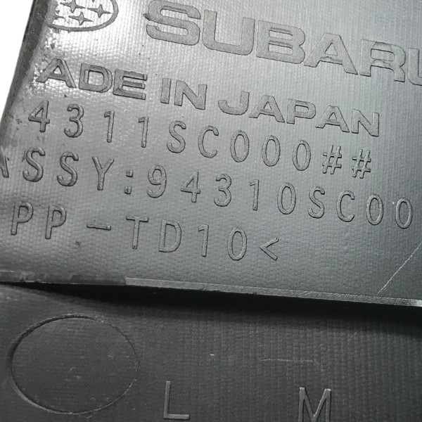 Soleira Porta Malas Subaru Forester 2.5 2009 10 11 2012