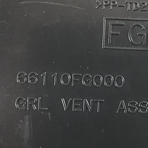 Difusor Ar Direito Subaru Forester 2010 11 2012 C/detalhe