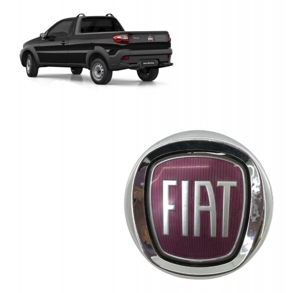 Botão Puxador Tampa Traseira Strada 2018 19 2020 C/detalhe