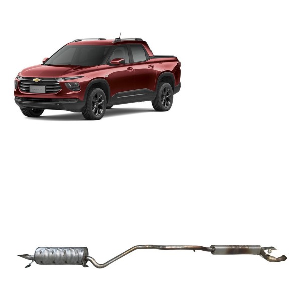 Escapamento Completo Chevrolet Montana 2023 2024 2025