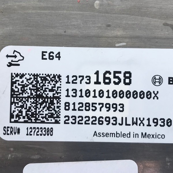 Módulo De Injeção Chevrolet Montana Tracker Onix