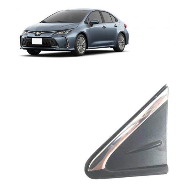 Moldura Retrovisor Direito Corolla Altis 2020 21 22 2023