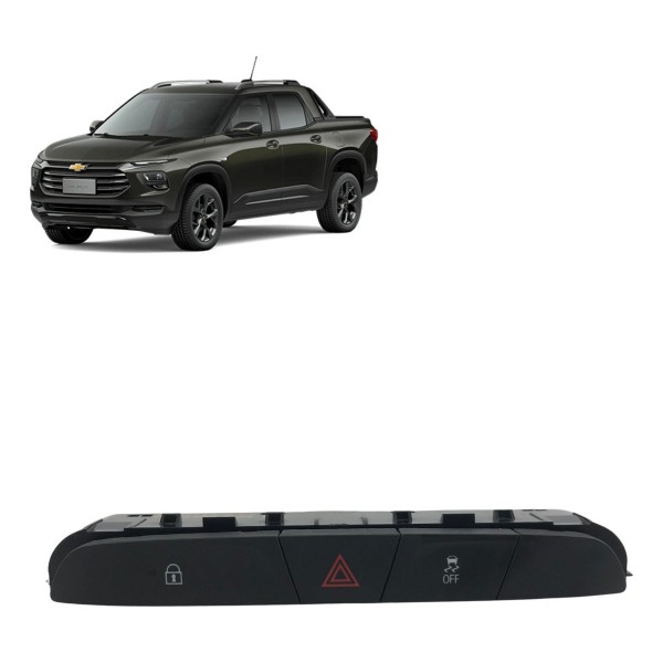 Botão Pisca Alerta Chevrolet Montana Onix