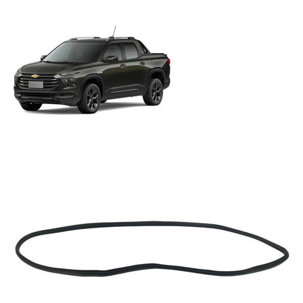 Borracha Vedação Porta Dianteira Esquerda Gm Montana 2024 Preto