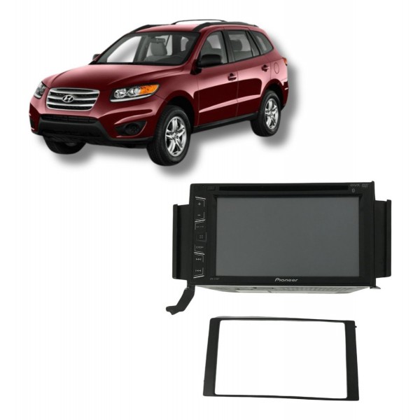 Central Multimídia Hyundai Santa Fé 2007 2008 09 10 11 2012