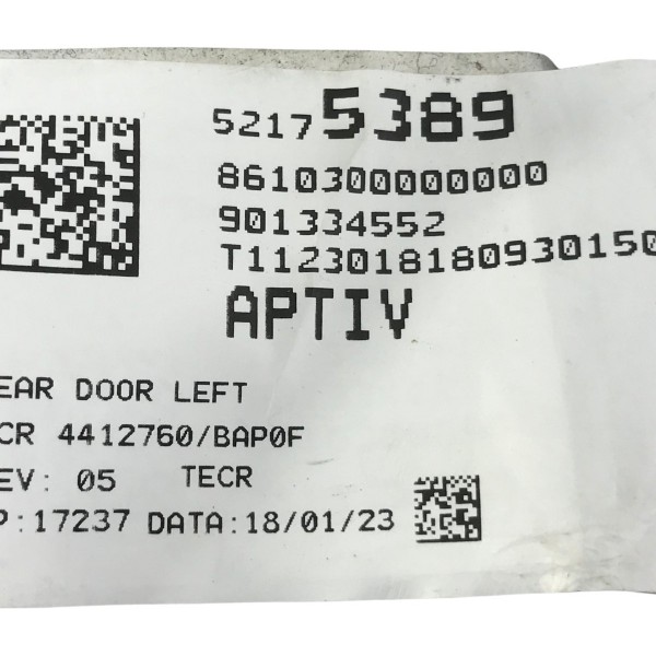 Chicote Porta Traseira Esquerda Gm Montana 1.2 2023 24 2025
