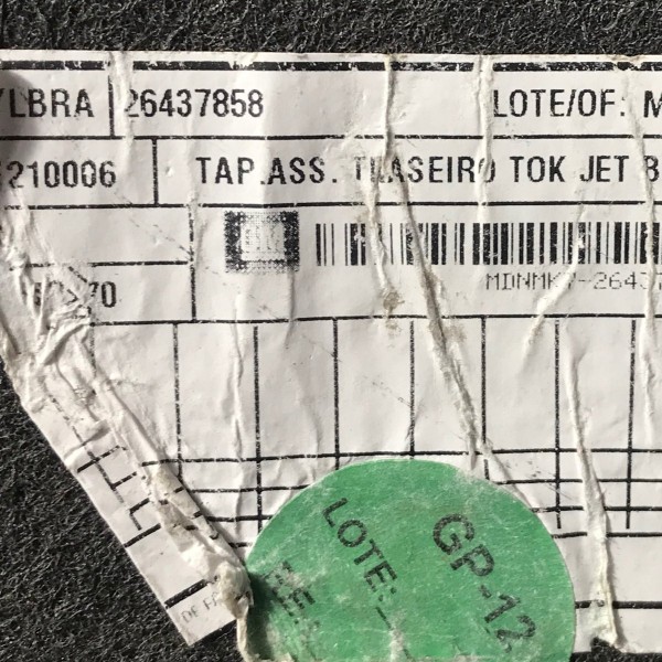 Forro Assoalho Traseiro Chevrolet Montana 2023 2024 2025