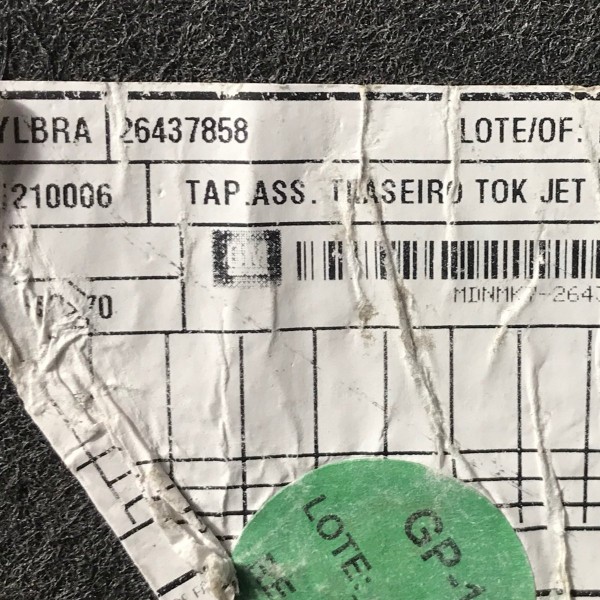 Forro Assoalho Dianteiro Chevrolet Montana 2023 2024 2025