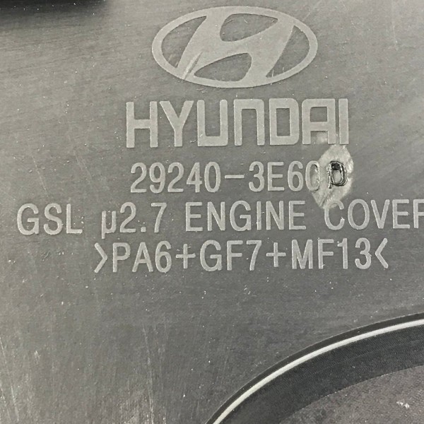 Tampa Do Motor Hyundai Santa Fé 2.7 2007 08 09 10 11 2012