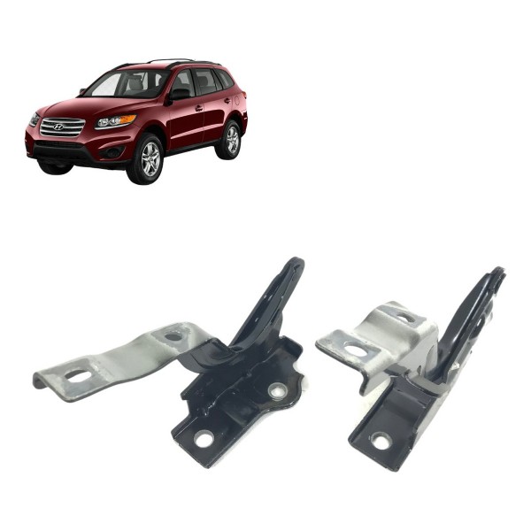 Par Dobradiça Capô Hyundai Santa Fé 2007 08 09 10 11 2012