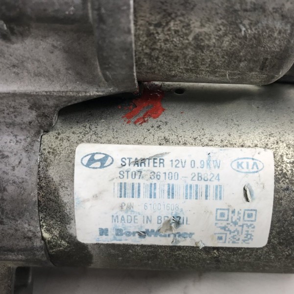 Motor Arranque Hyundai Hb20 1.6 2016 17 18 19 2020 2021