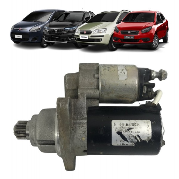 Motor Arranque Fiat Palio 1.6 Punto Doblo Idea Strada 1.8