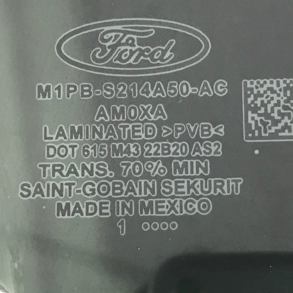 Vidro Dianteiro Direito Ford Bronco 2021 2022 2023 2024