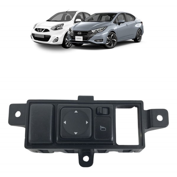 Botão Comando Retrovisor Elétrico Nissan Versa March